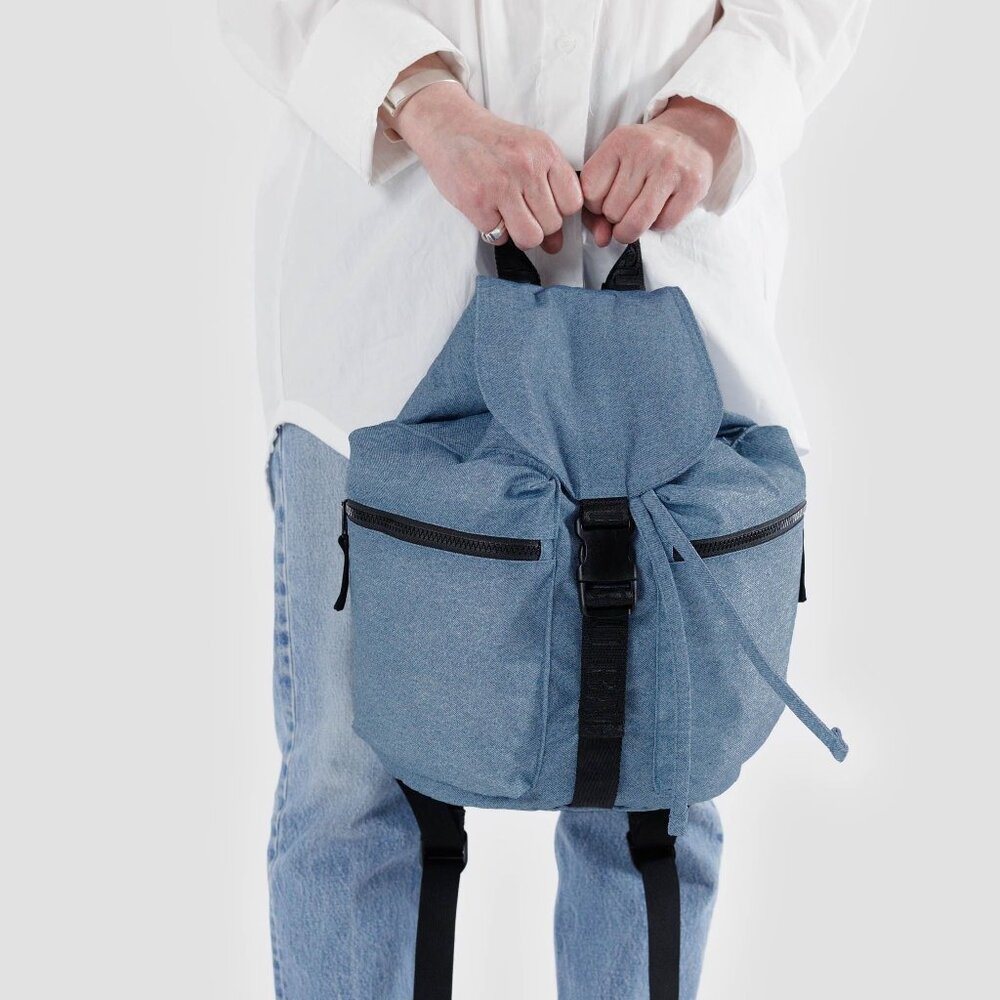 NWT Baggu Sport Backpack - Digital Denim - Picture 7 of 12